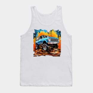 Off-Road Adventure: Chevy K5 Blazer Pop Art Tank Top